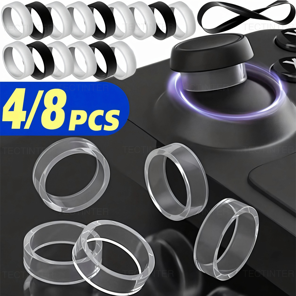 Gaming Console In Tv - 4/8pcs Elastic Protective Joystick Rubber Ring