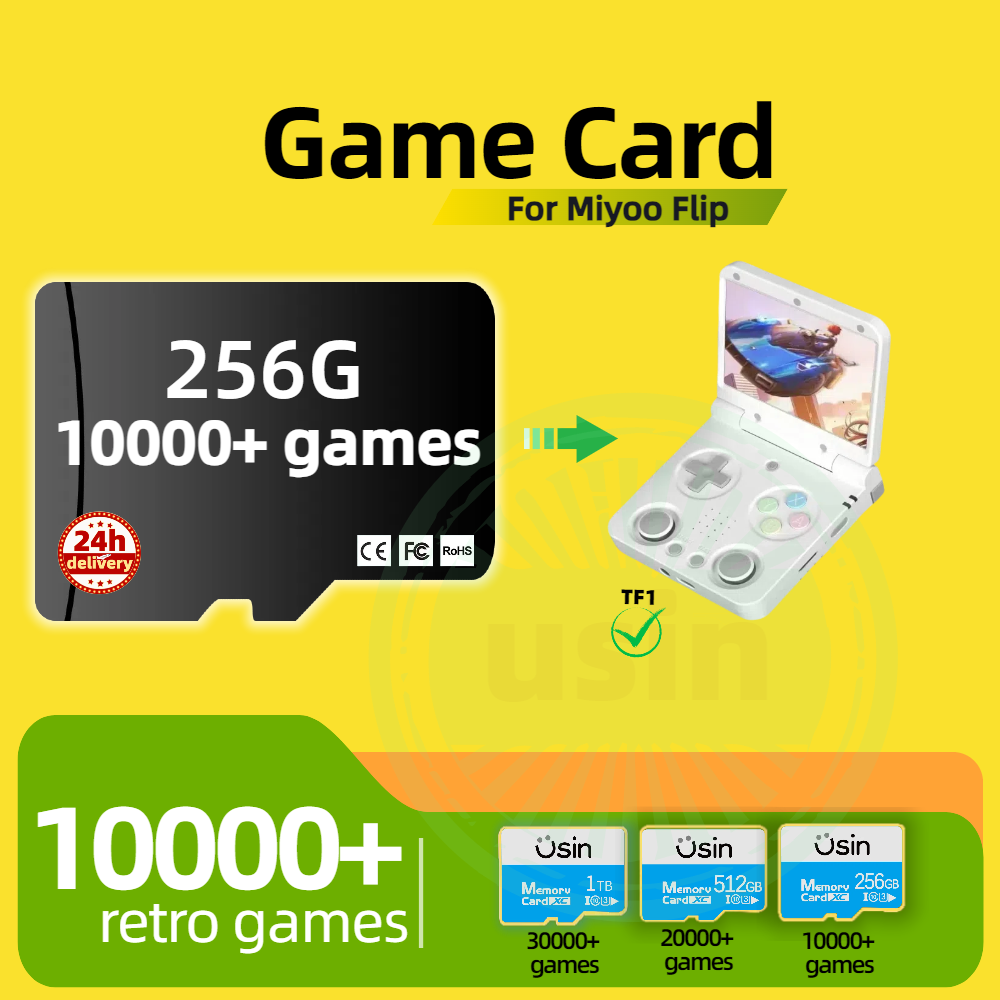 Game Card For Miyoo Flip 30000 - огляд і ціна Gaming Console Latest