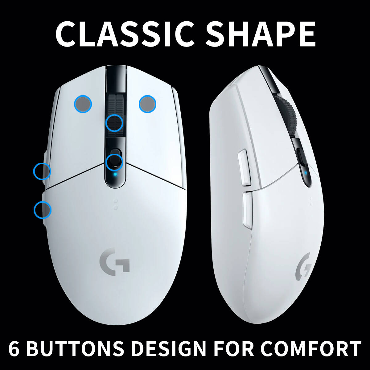 G305 Logitech PC Mac Gamer Mic - огляд і ціна Gaming Console Buttons